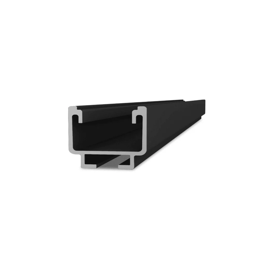 SolidRail Light; 4.40 m Black (K2 Systems) (sina montaj neagra)