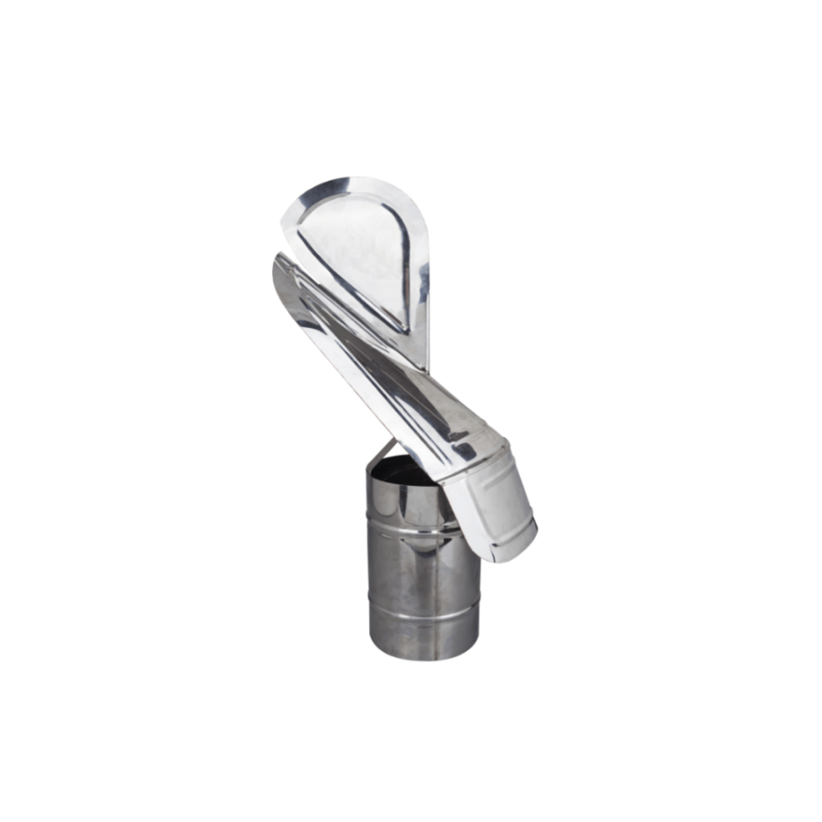 Capac Terminal Cos de Fum Rotativ din inox D[mm]: 120