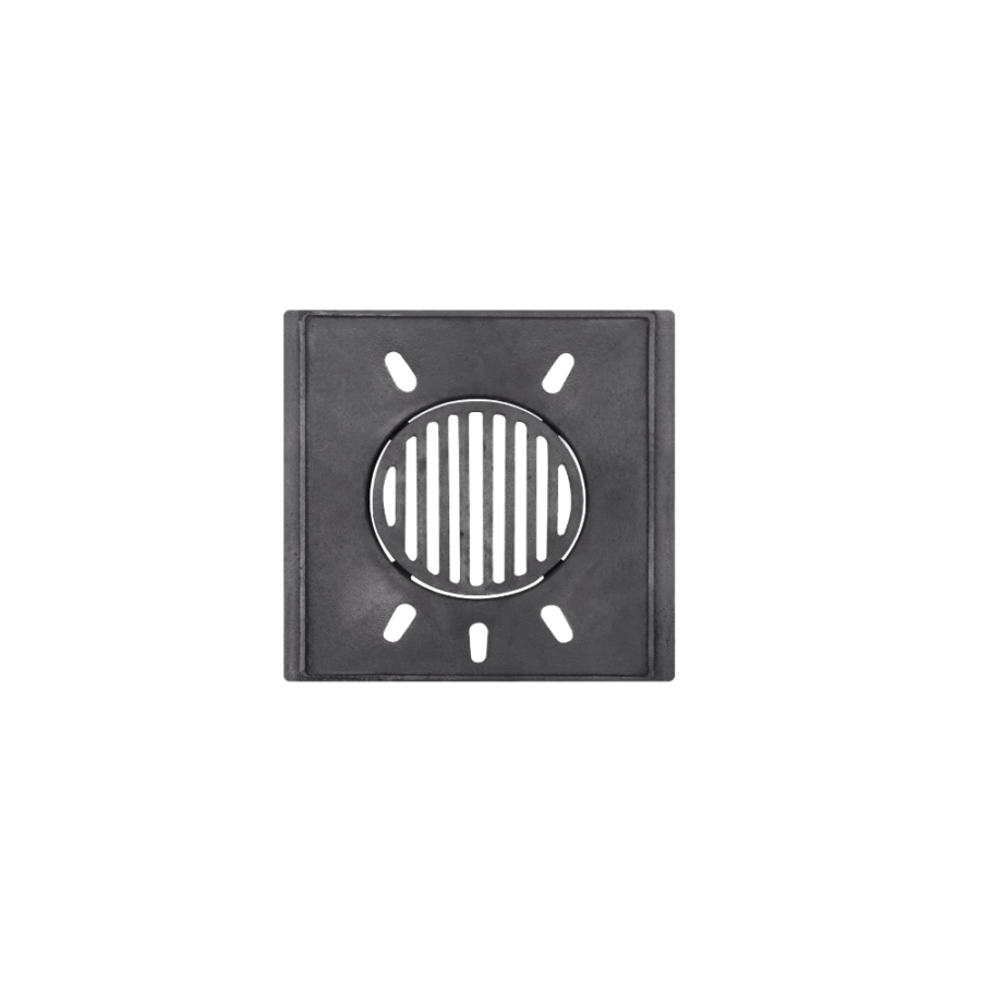 Focar cu gratar rotund din fonta pentru soba D[Mm] 335x325
