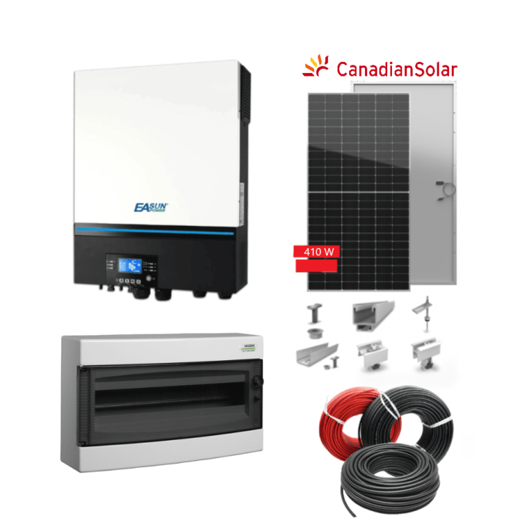 Kit sistem fotovoltaic 8 kWp monofazat Off-Grid