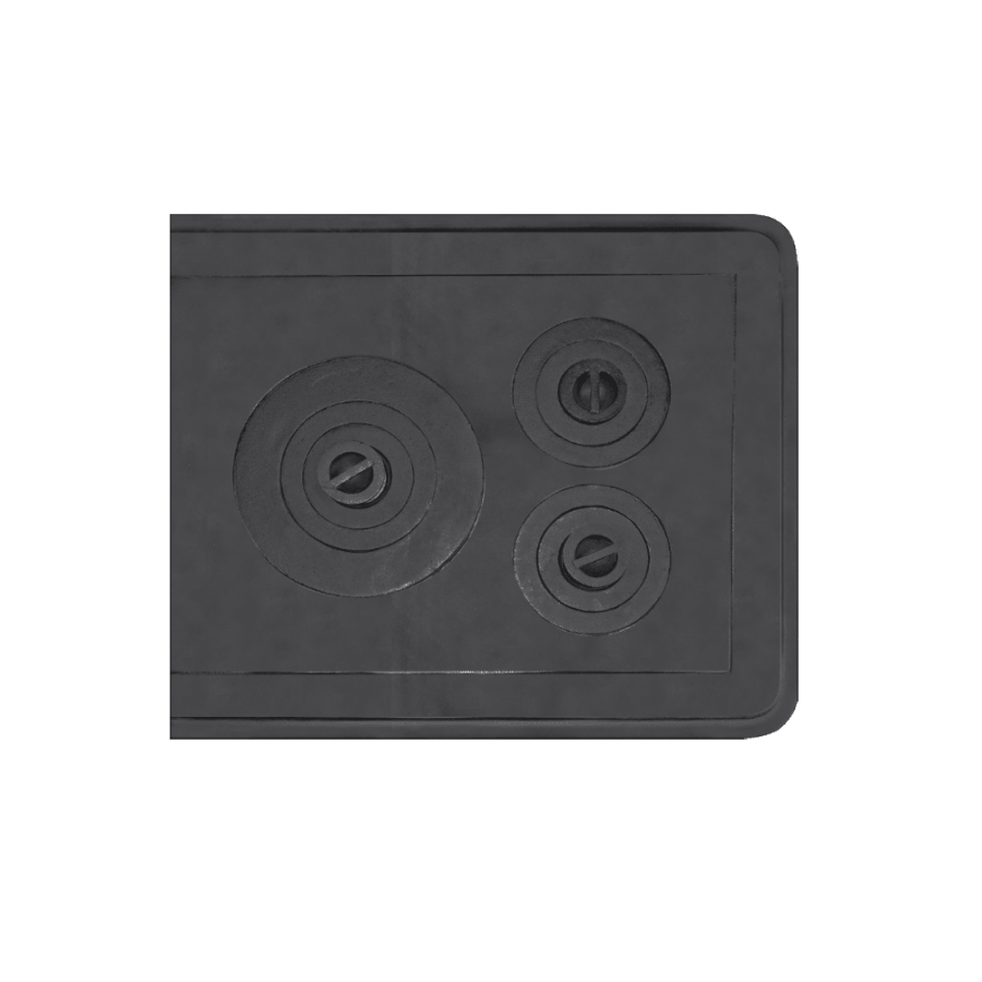 Plita Fonta 3OC cu Rama - L[mm]: 622; B[mm]: 540