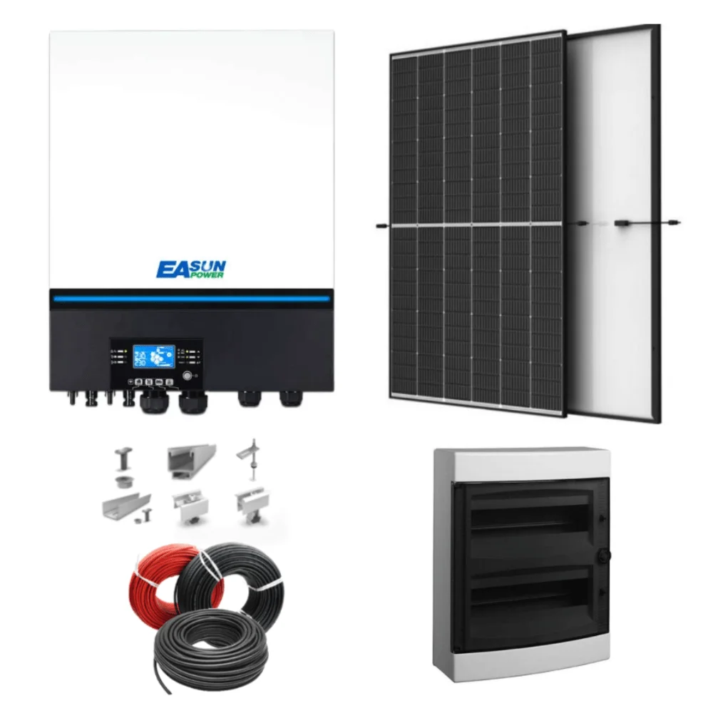 KIT FOTOVOLTAIC 16 KWp MONOFAZAT OFF-GRID (EASUN, Trina Vertex, K2 Systems) 