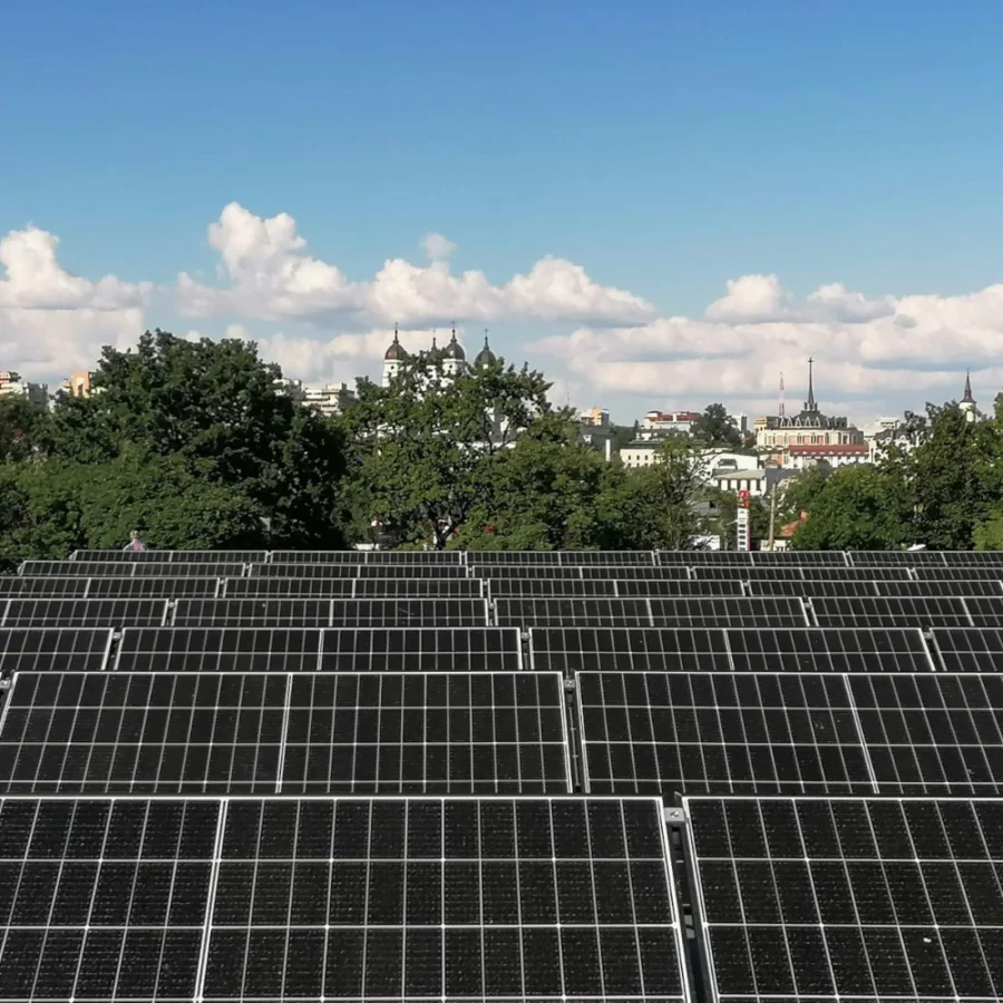 Montaj sistem fotovoltaic 5kw trifazat on-grid