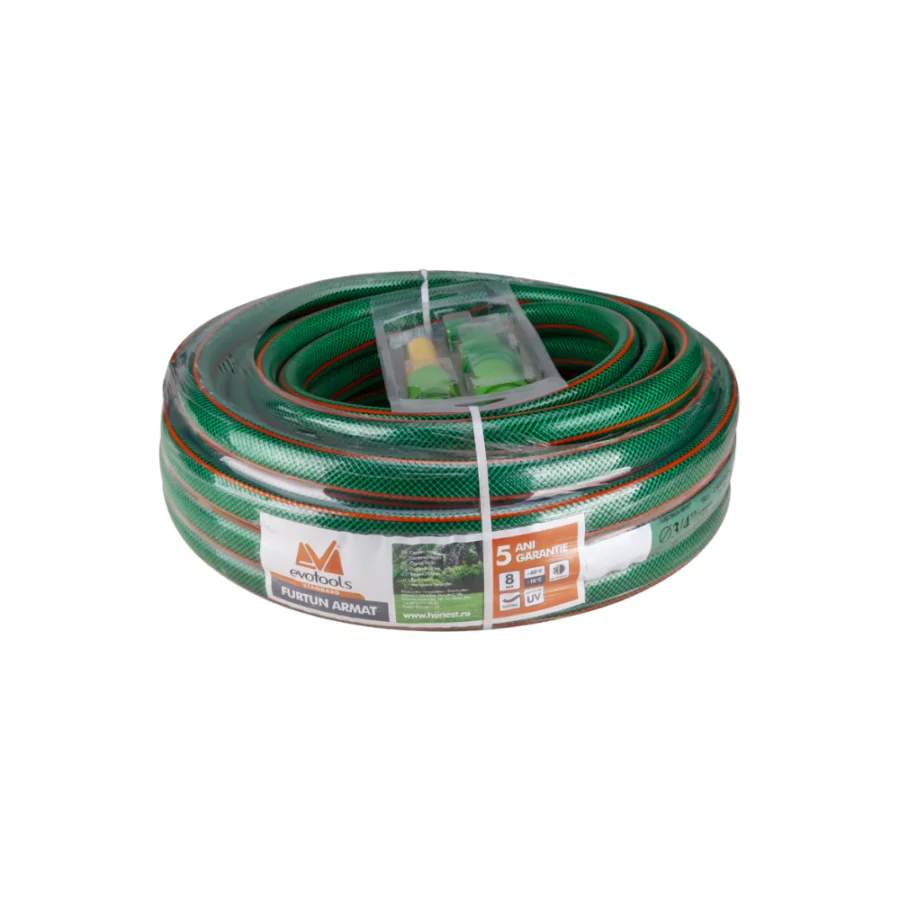 Furtun Armat cu Accesorii 1/2