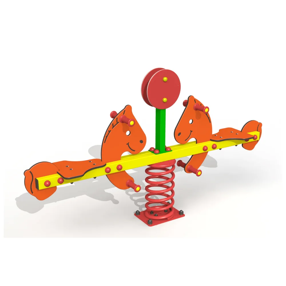 Balansoar pe arc elicoidal dublu "Poni"