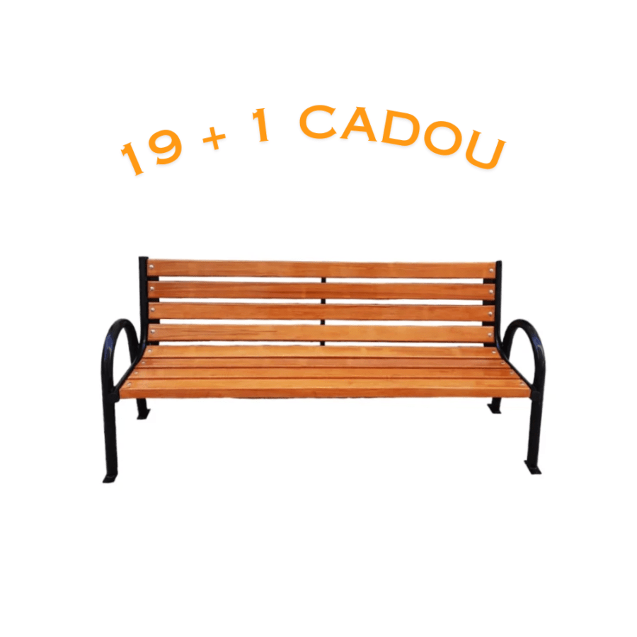 Ofertă Bancă Parc Model 42 - 19 buc + 1 Cadou 🎁