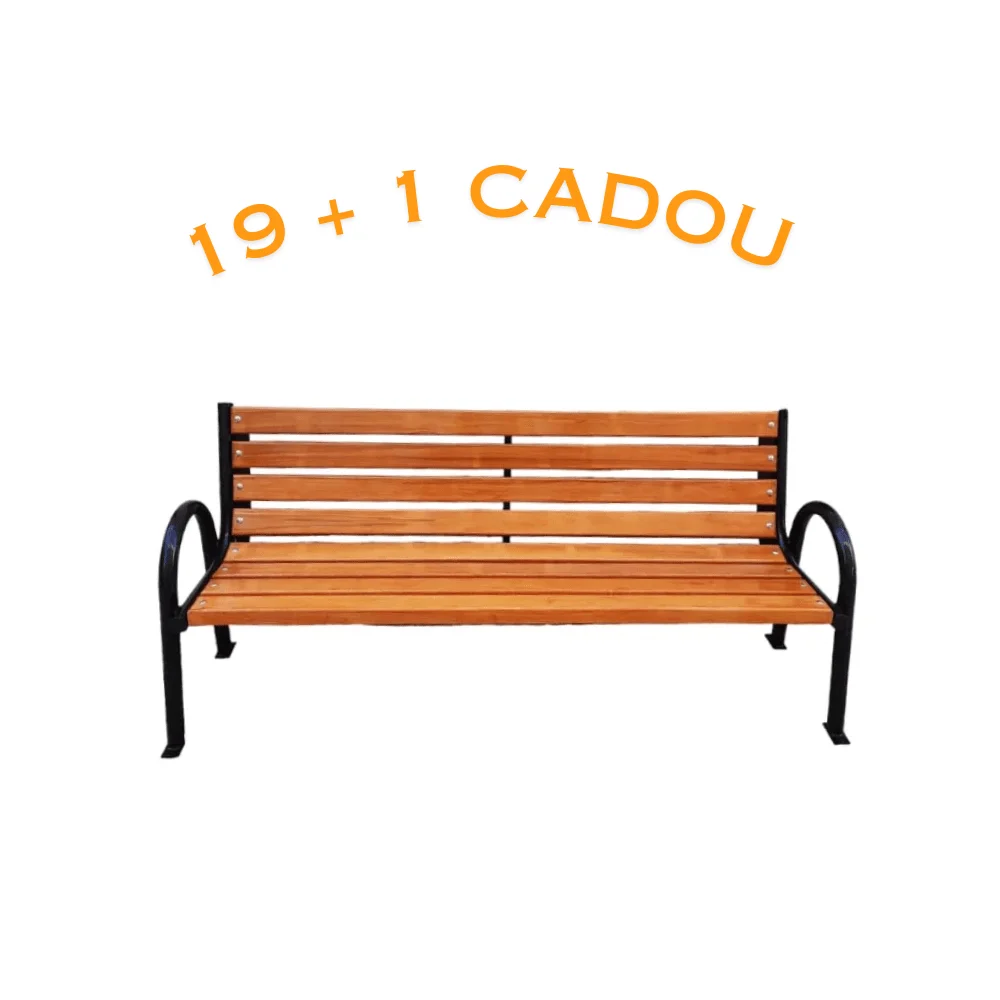 Ofertă Bancă Parc Model 42 – 19 buc + 1 Cadou 🎁