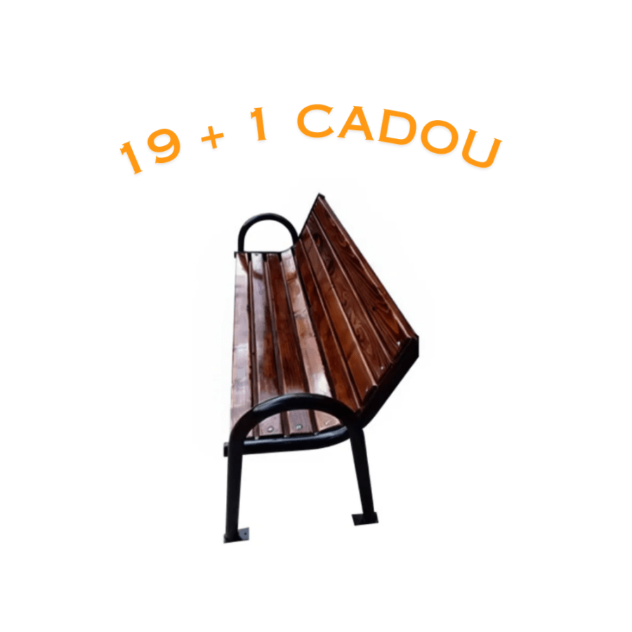 Ofertă Bancă Parc Model 2 - 19 buc + 1 Cadou 🎁