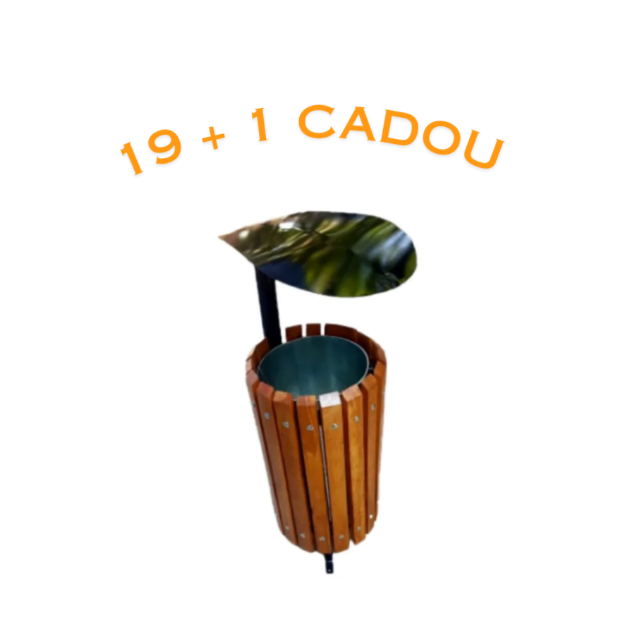 Ofertă Coș de gunoi stradal Model 6 - 19 buc + 1 Cadou