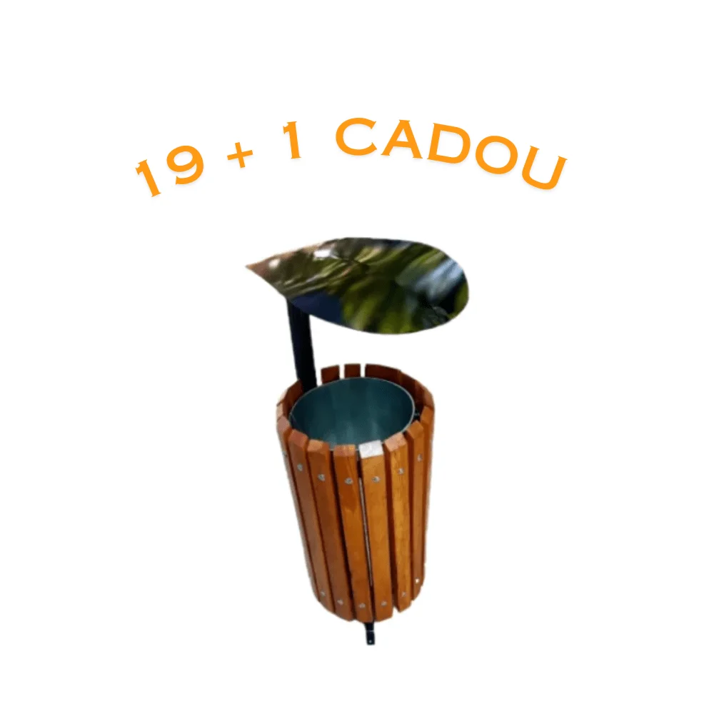 Ofertă Coș de gunoi stradal Model 6 - 19 buc + 1 Cadou