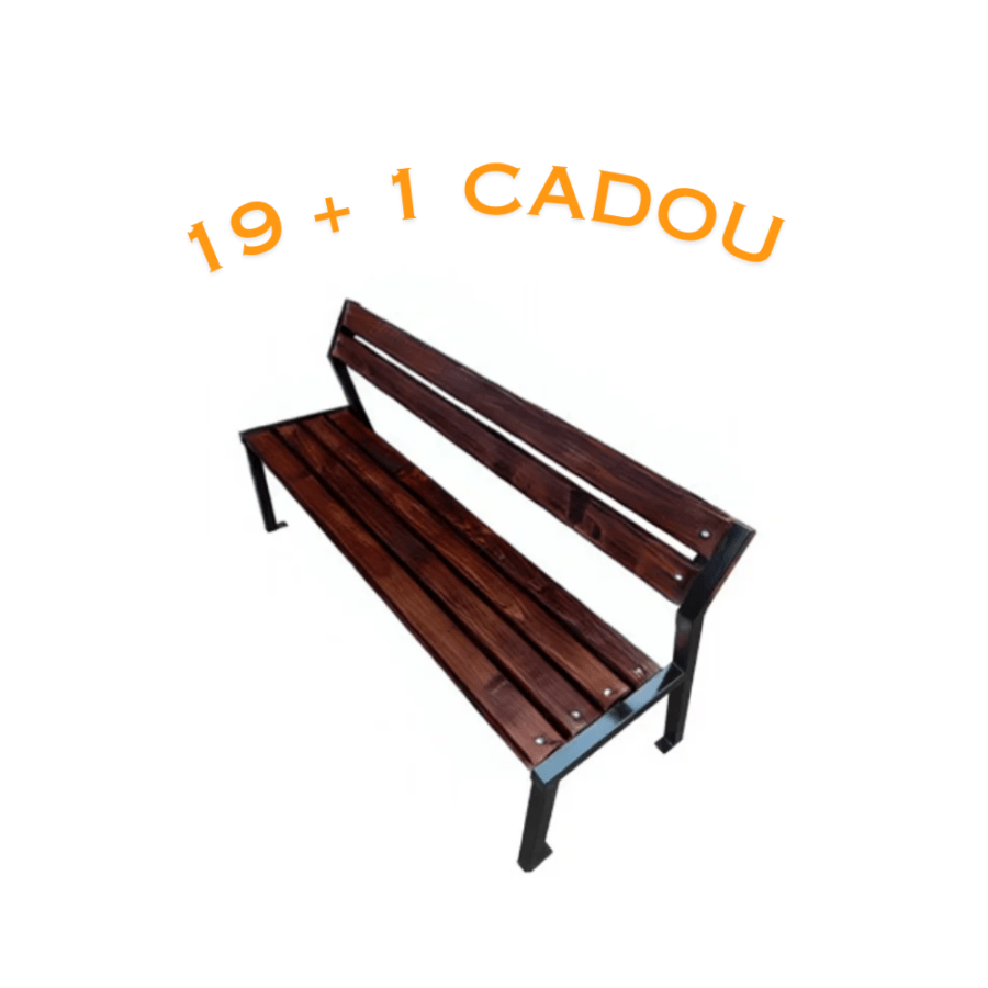 Ofertă Bancă Parc Model 22 - 19 buc + 1 Cadou 🎁