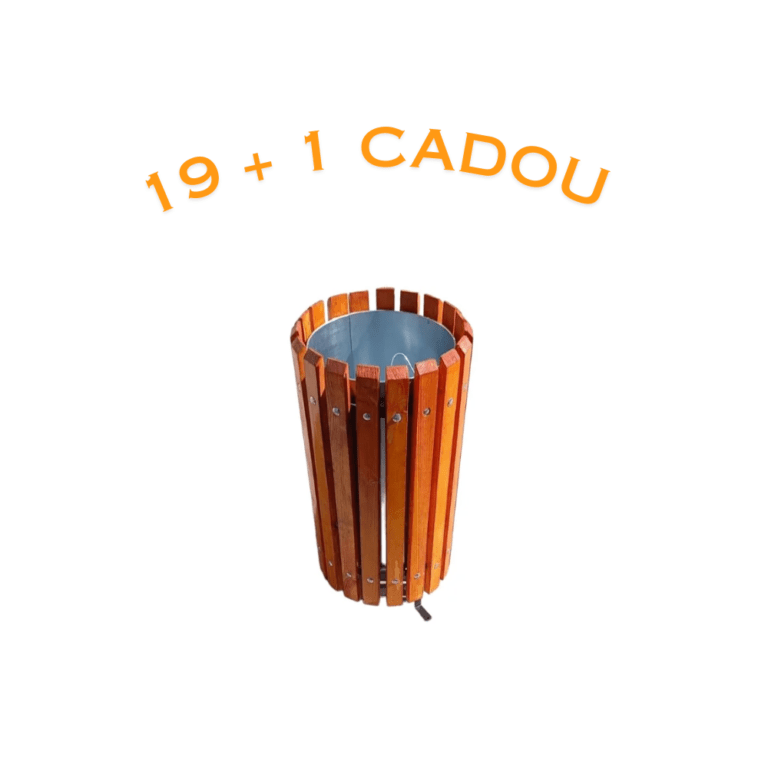 Ofertă Coș De Gunoi Stradal Model 17 – 19 Buc + 1 Cadou 🎁