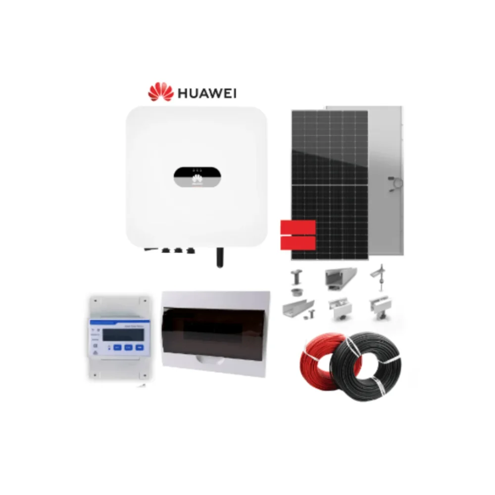 KIT FOTOVOLTAIC TRIFAZAT ON-GRID 6.00kWp (HUAWEI, LONGi, K2 Systems)
