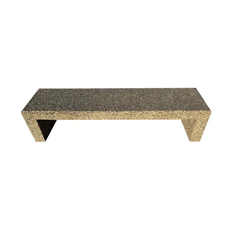 Bancă stradală din beton și piatră naturală model 2