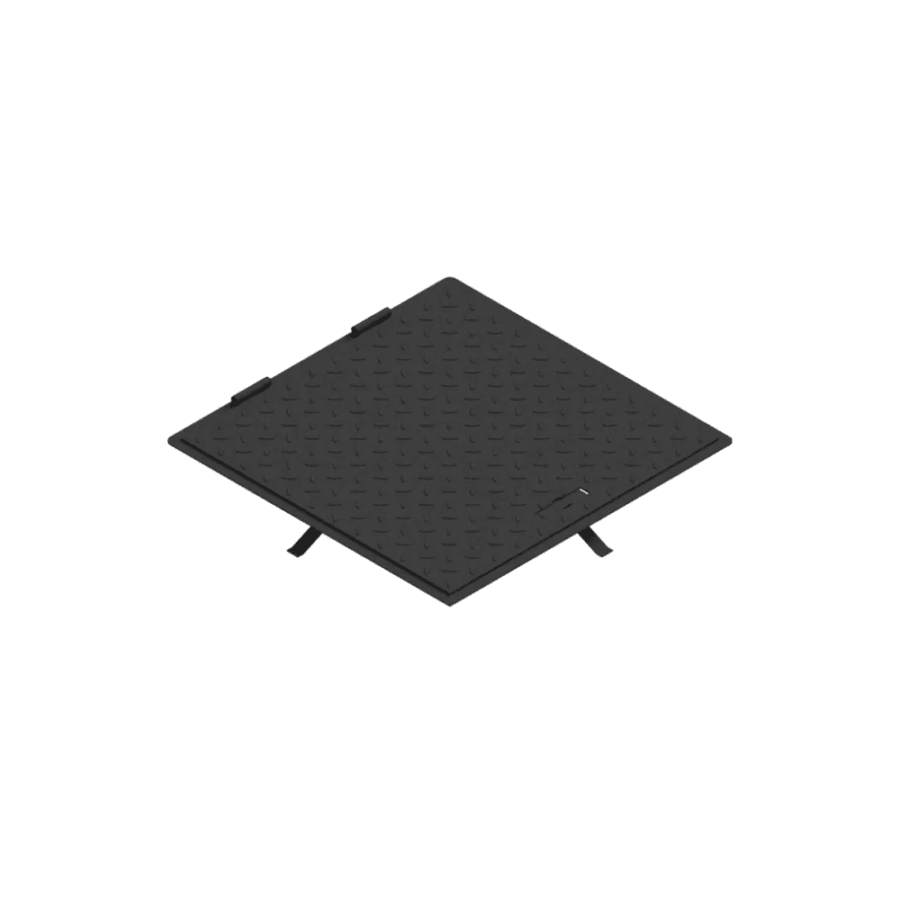 Capac Metal Vopsit URBAN Access 500x500 PL.440x440 Hext.33, Pietonal, cu Mâner