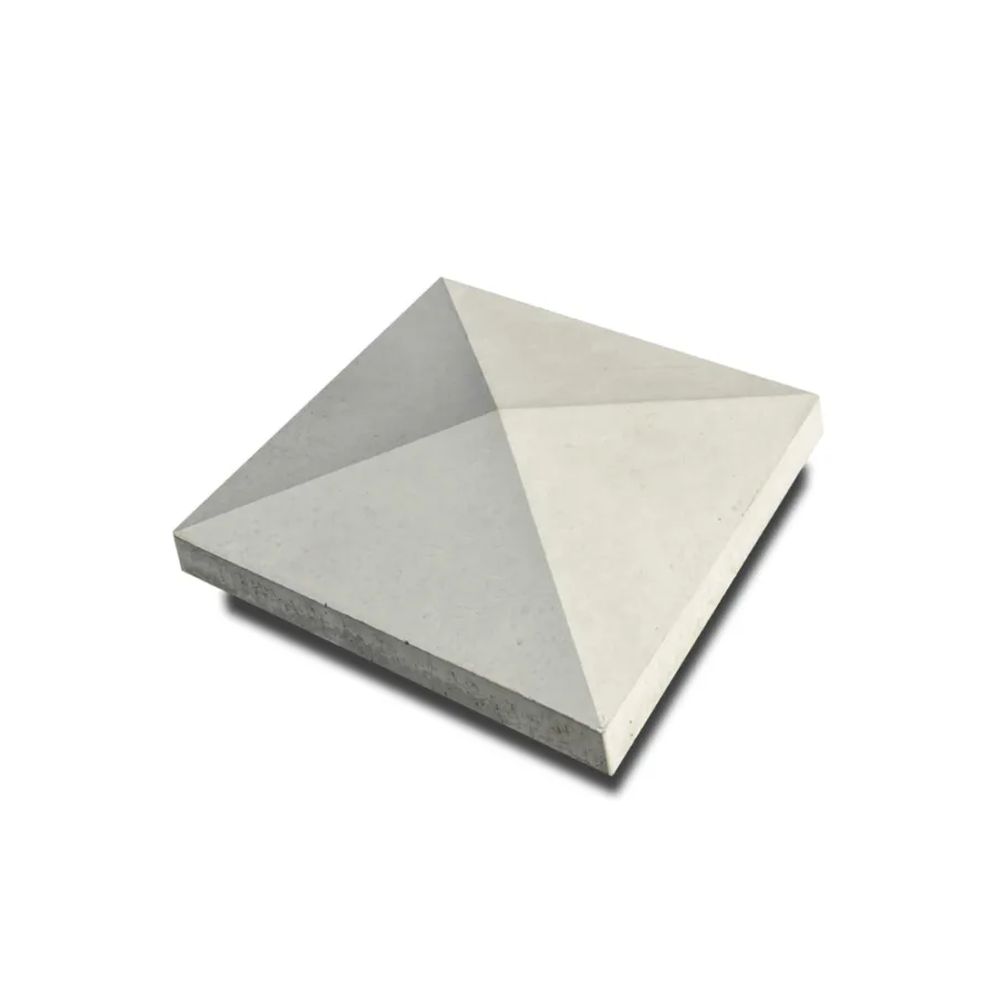 Capac Gard Stâlp 25x25x4cm Gri