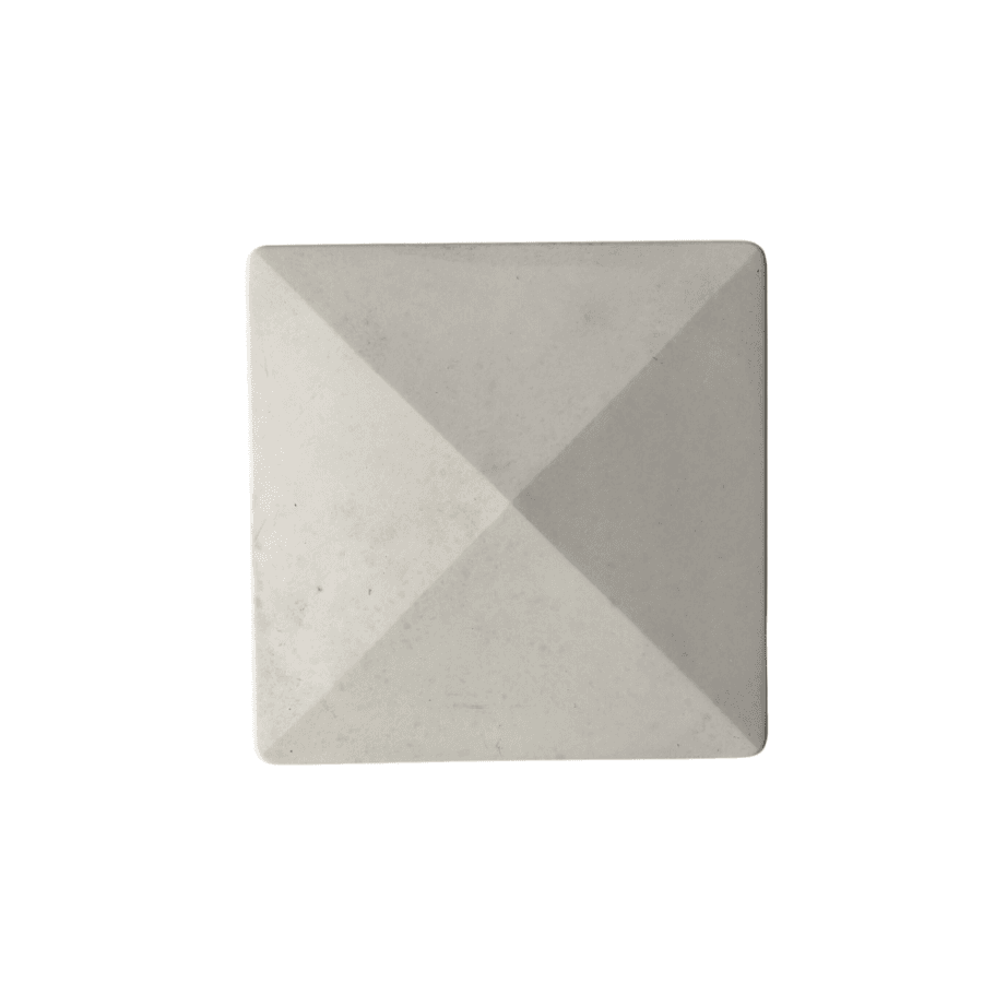 Capac Gard Stâlp 30×30 Gri Antracit