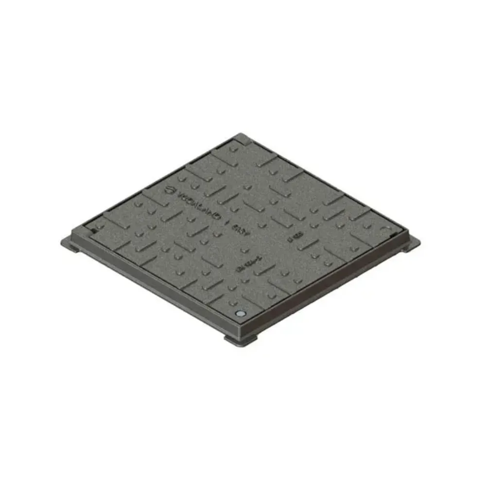 Capac Fontă Urban Pătrat cu Ramă 620×620 Hext.38 PL.550×550 B125Capac Fontă Urban Pătrat cu Ramă 620×620 Hext.38 PL.550×550 B125