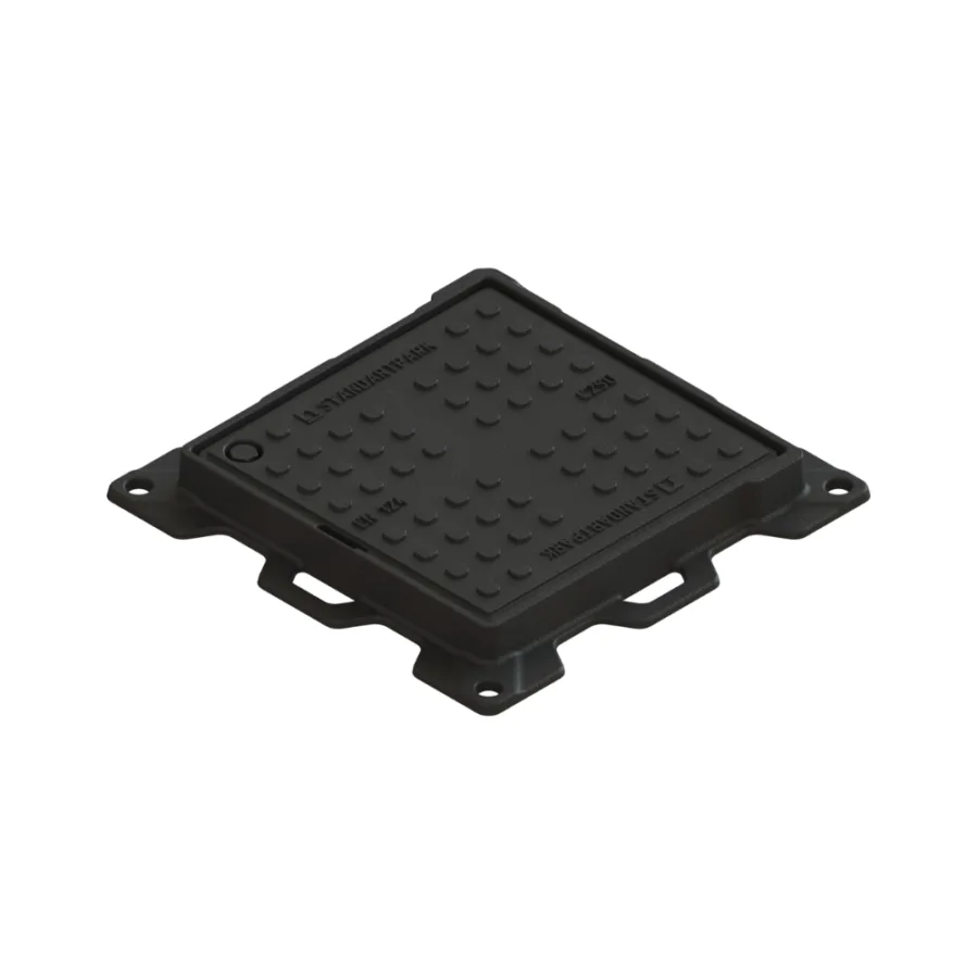 Capac Fontă Urban Pătrat 400x400 PL.290x290 Hext.42 Europe C25