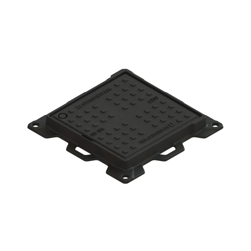 Capac Fontă Urban Pătrat 400×400 PL.290×290 Hext.42 Europe C25