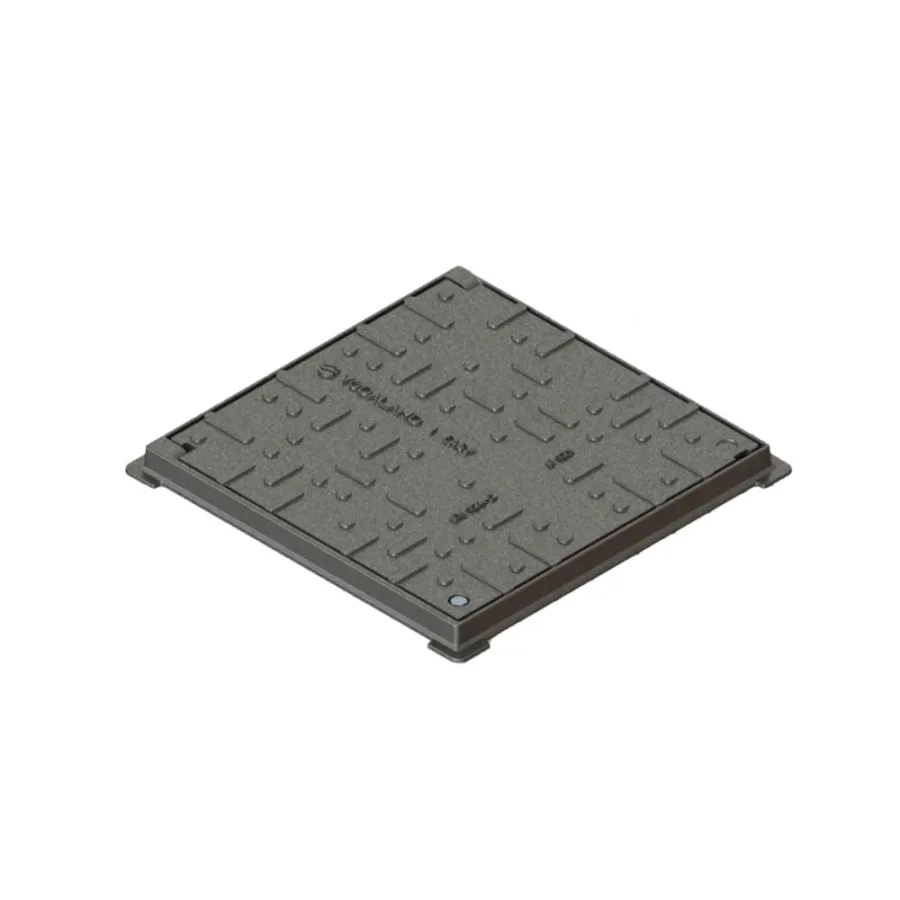 Capac Fontă Urban Pătrat cu Ramă 720x720 Hext.40 PL.650x650