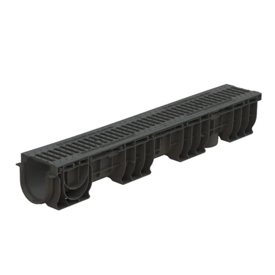 Kit Rigolă PP BASE LN100 Hext.150 Grătar Fontă
