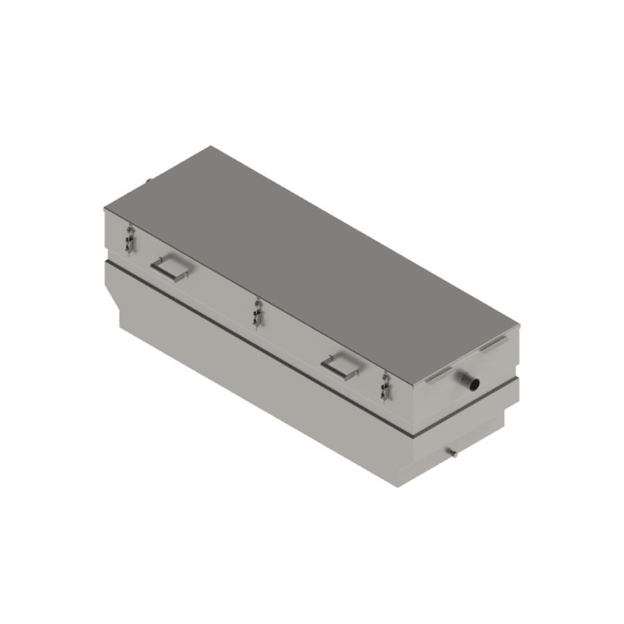 Separator Grăsimi INOX STAINLESS Pătrat Dout.75, Debit 0.9 l/s - soluția ideală pentru protejarea sistemelor de canalizare.