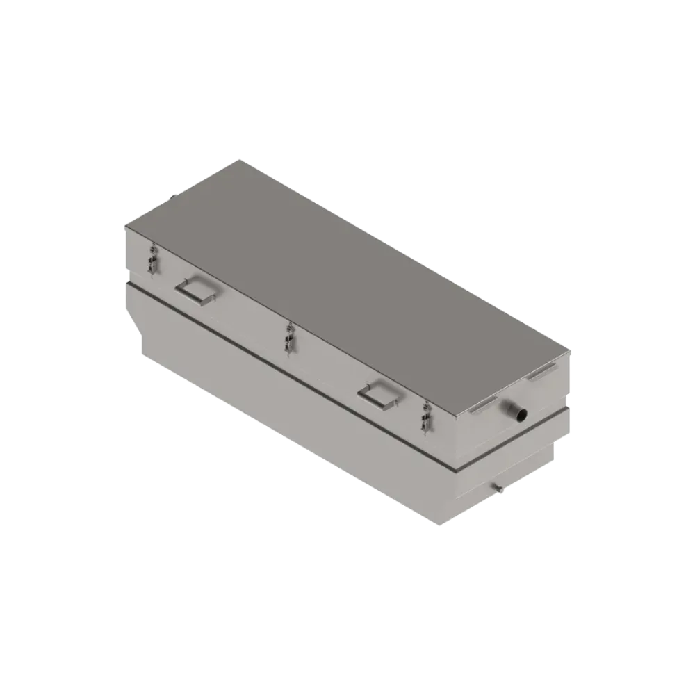 Separator Grăsimi INOX STAINLESS Pătrat Dout.75, Debit 0.9 l/s - soluția ideală pentru protejarea sistemelor de canalizare.