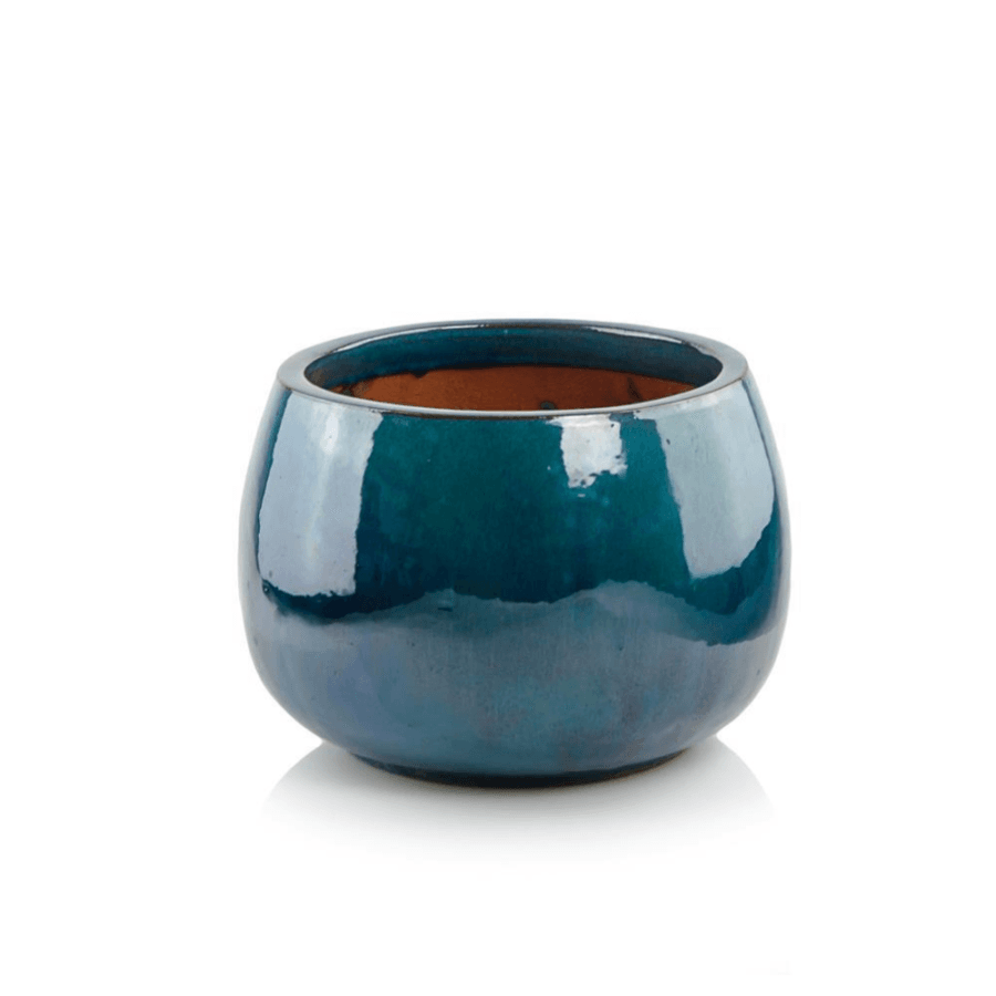 Ghiveci Ceramică Argilă Turcoaz (Ø 33 cm / H 23 cm)