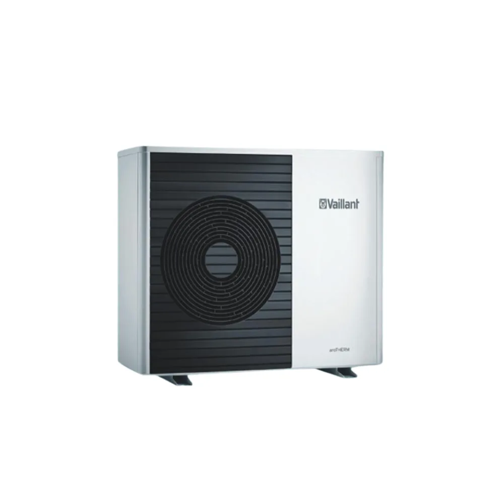 Unitate Exterioară Pompă de Căldură Aer-Apă Vaillant aroTHERM VWL 75/5 AS, 7 kW – o soluție aer-apă de înaltă performanță, proiectată pentru eficiență.