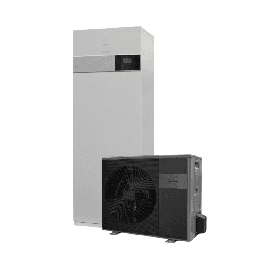 Pompă de căldură aer-apă split EcoHeat 500, Hydrotank 190L, încălzire/răcire, 10 kW,220V, EH3