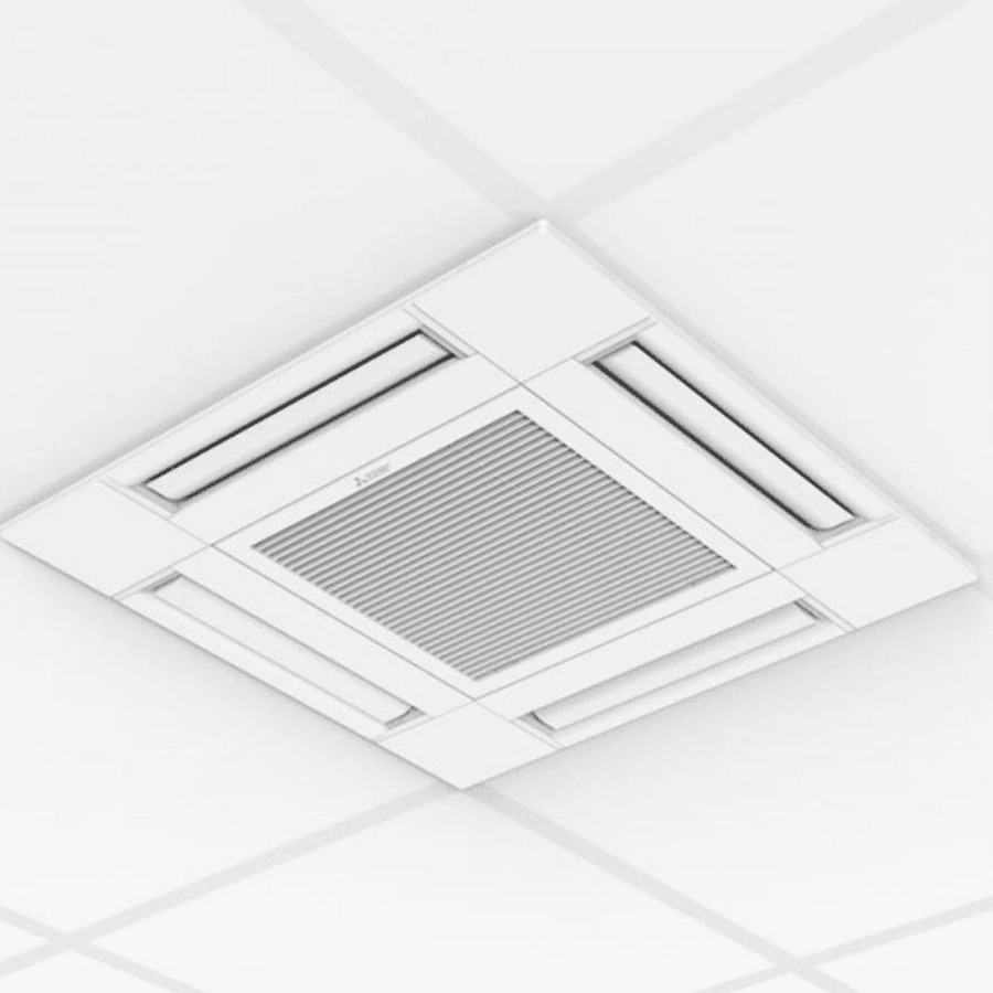 Grilă cu Telecomandă Unitate Internă Multisplit Comercial Mitsubishi Electric, Tip Casetă SLP-2FALM