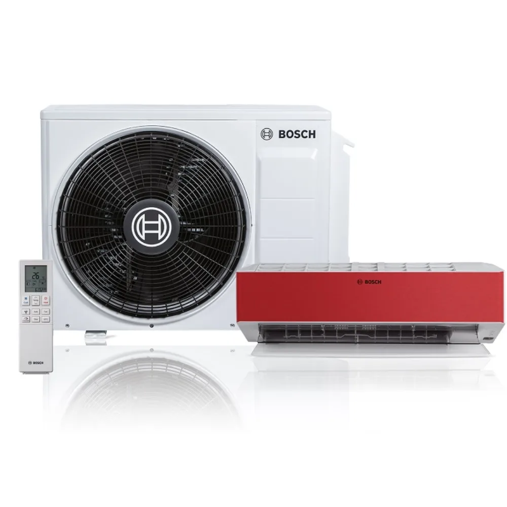 Aparat de Aer Conditionat Bosch Climate Class 8001i, 12000 BTU, R32, Monosplit, Wi-Fi, Roșu