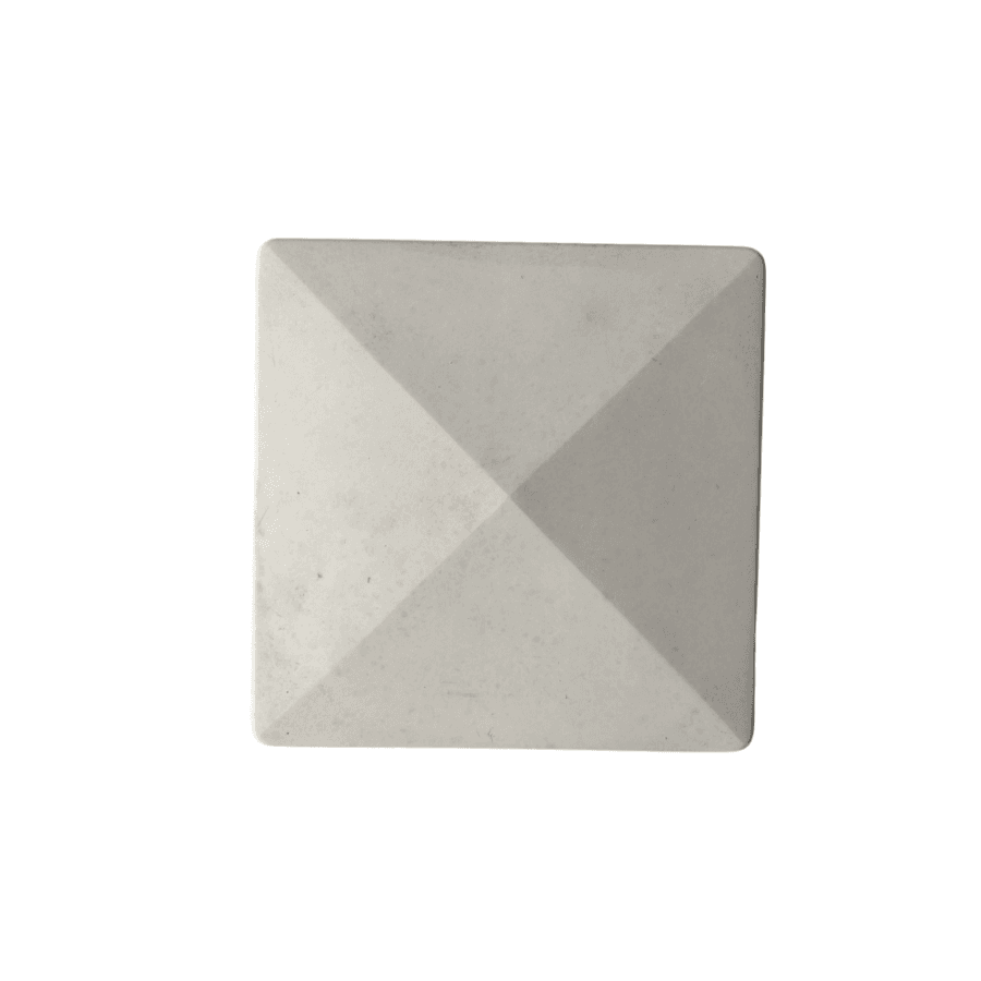 Capac Gard Stâlp 35×35 Gri