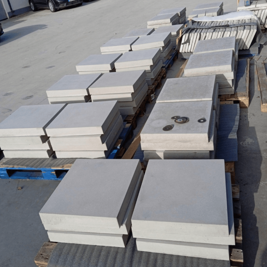Dale beton armat 50x55x8cm Gri Antracit