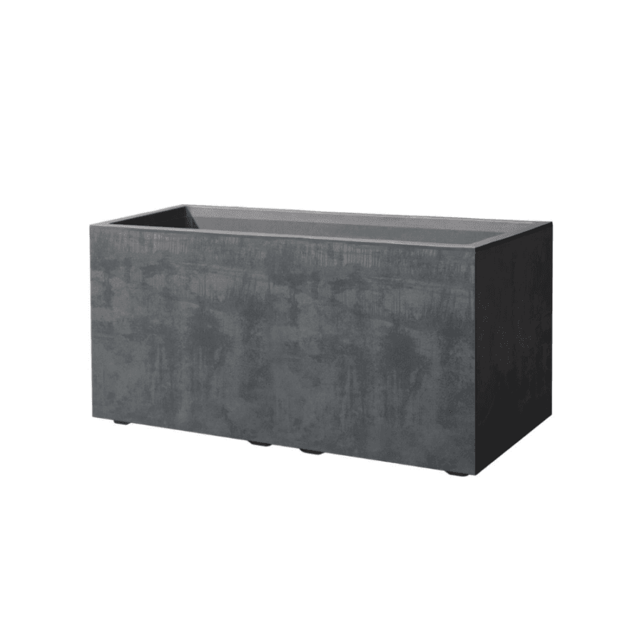 Jardinieră Plante și Copaci Exterior, Gri Închis (Ø59×25 cm / H25 cm)