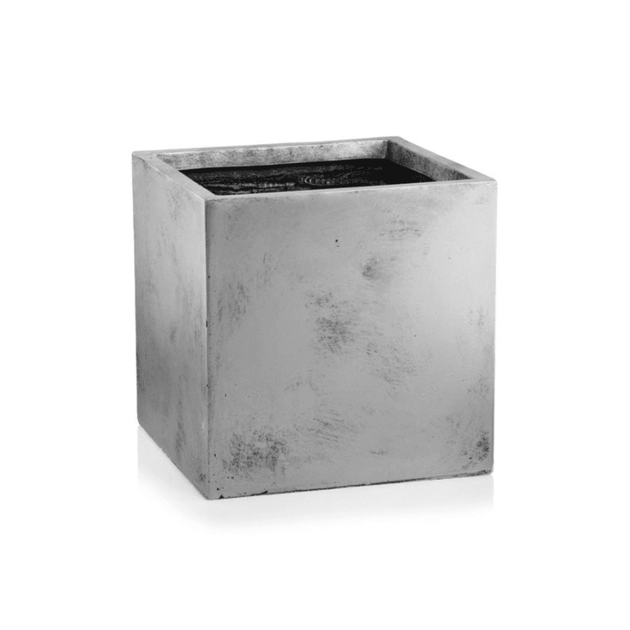 Ghiveci Interior Ecolite Gri Ø 40 cm / H 40 cm - realizat dintr-o combinație de rășină ecologică și argilă fibroasă, două materiale naturale.