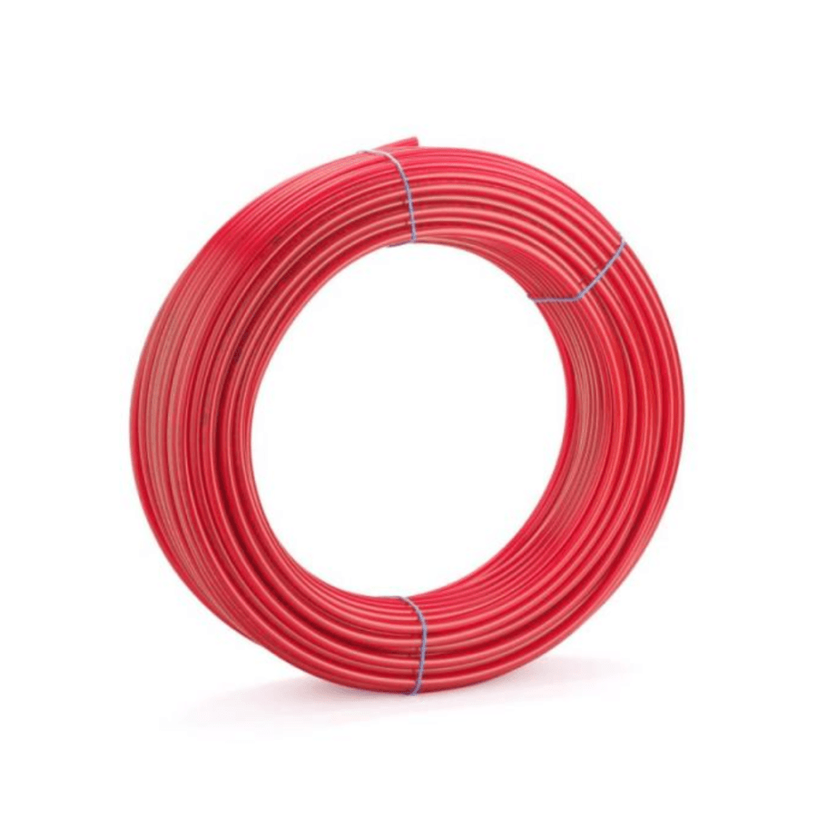 Țeavă PEX A, încălzire în pardoseală, colac 500m, barieră oxigen, roșie, Rehau, Rautherm S, PN 6 bar, D.17x2mm