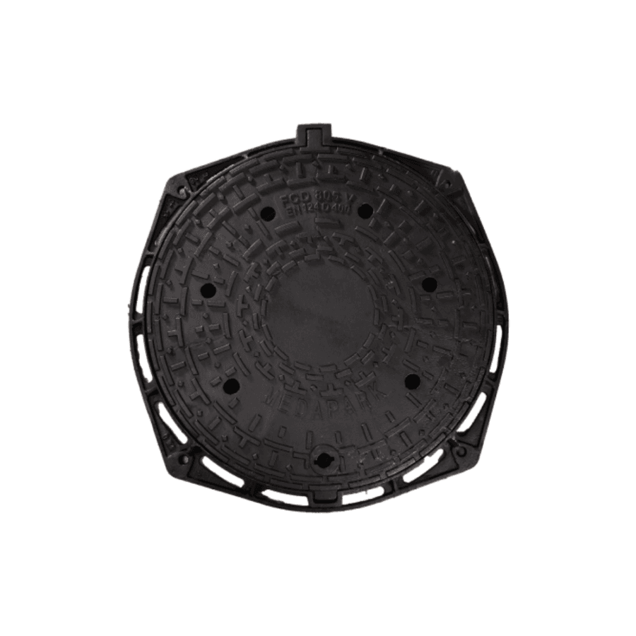 Capac Fontă D400 805×97 Ventilat cu Închizător