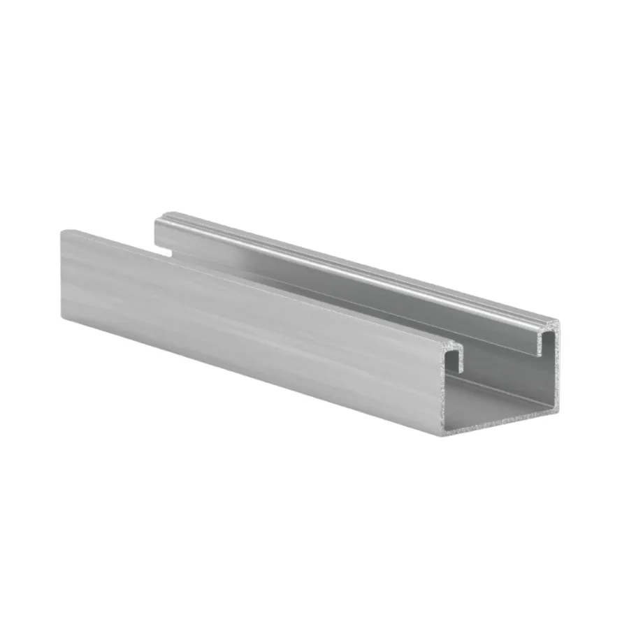 Profil Mini Rail Panouri Solare, 40x25mm, Fixare Mediană