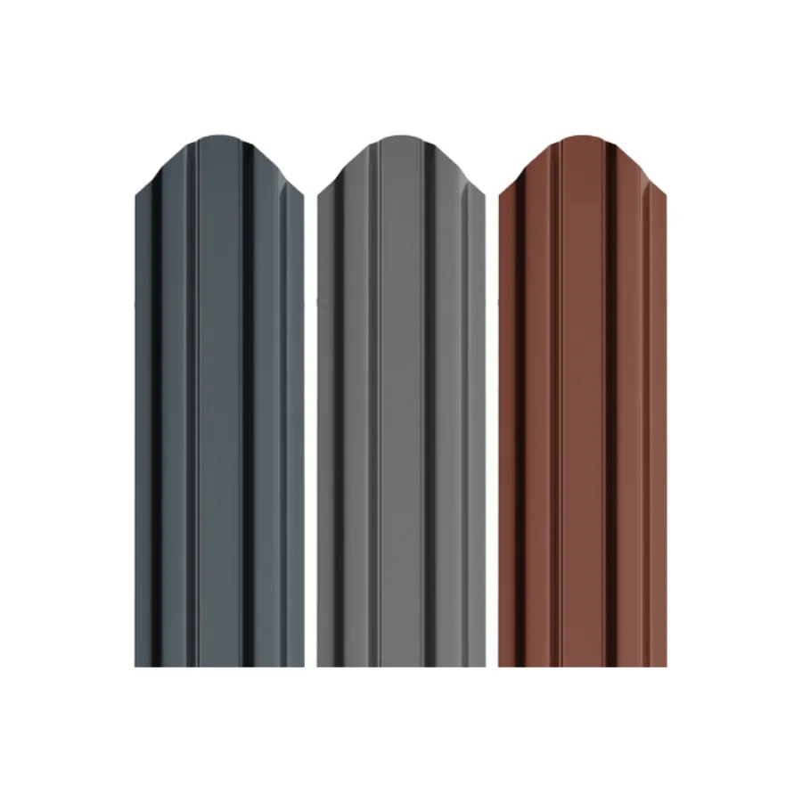 Șipcă Gard Metalică Oslo Dublu Vopsit Lucios 0.40 x 1750 mm