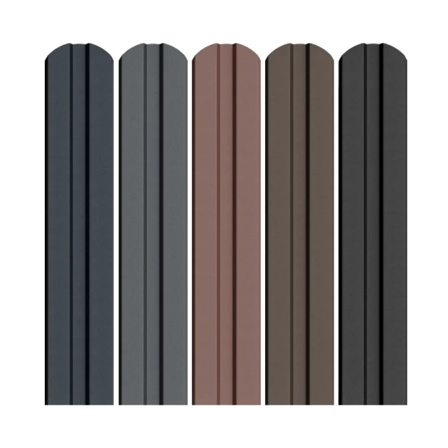 Șipcă Gard Metalică Sofia Dublu Vopsit Mat 0.50 x 1750 mm