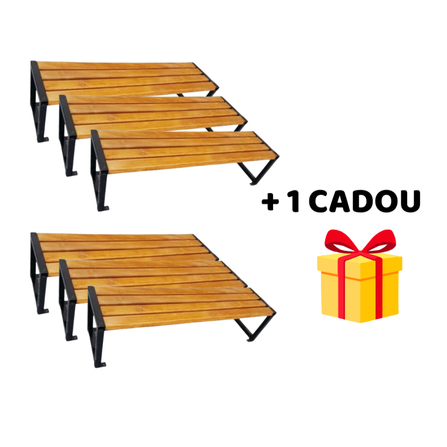 Ofertă Specială – Banca parc model 25 - 6 bucăți + 1 cadou 🎁