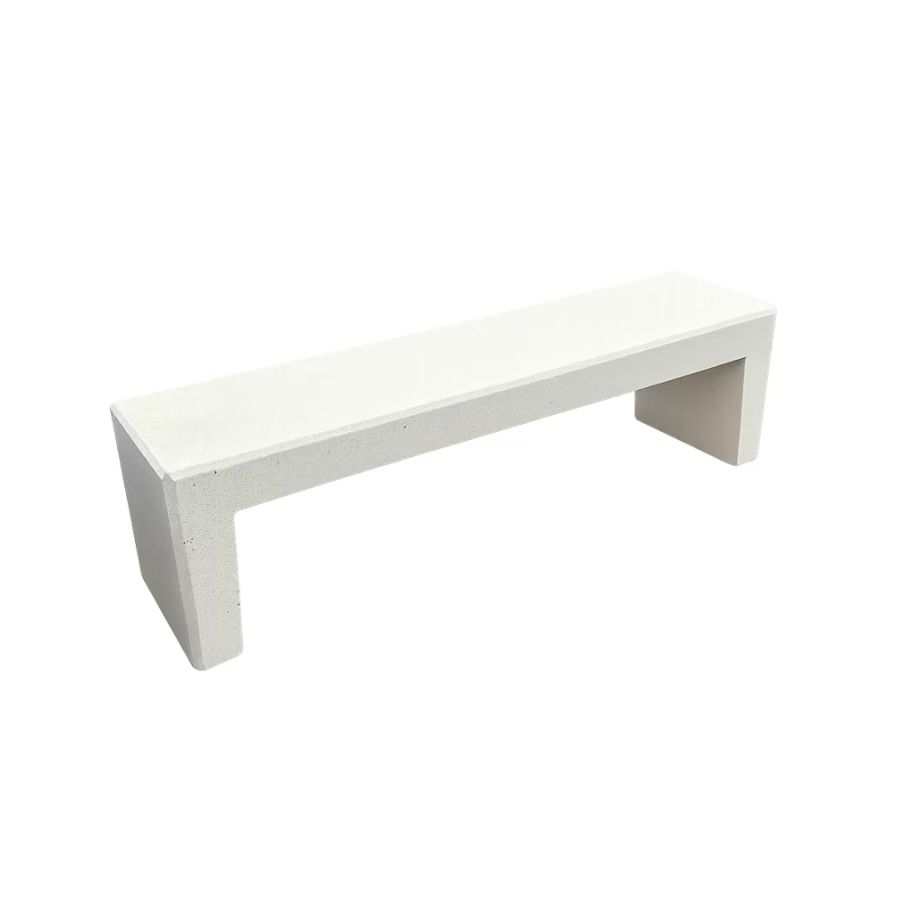 Bancă din beton cu aspect de marmură albă Model 16 
