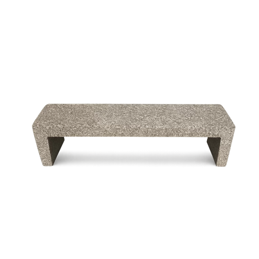 Bancă din beton cu aspect de piatră naturală model 9