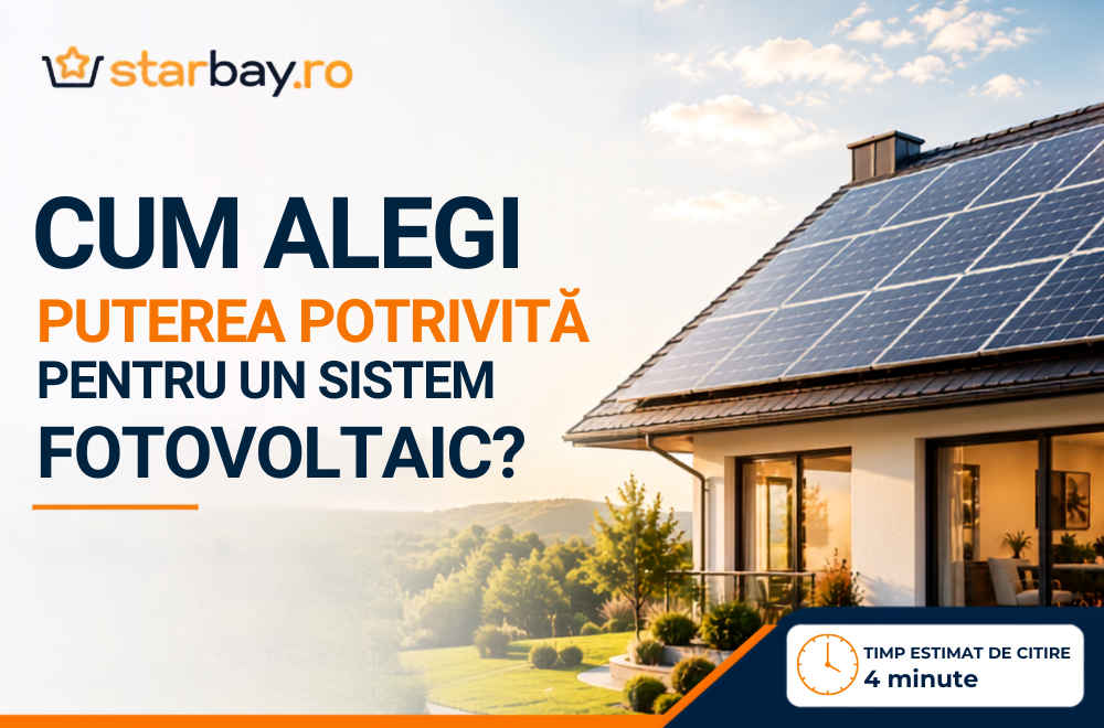 cum alegi puterea unui sistem fotovoltaic