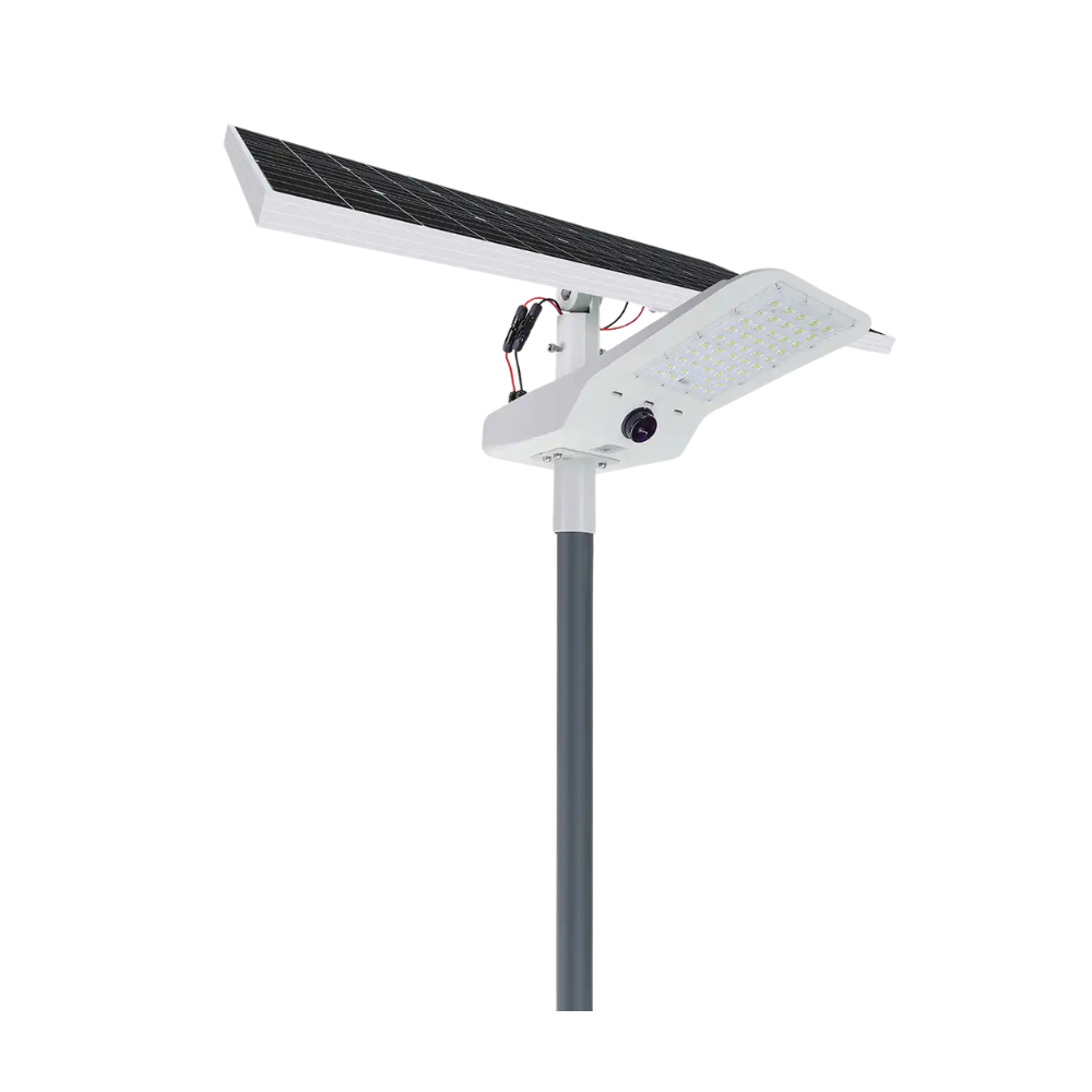 Stâlp fotovoltaic autonom 4.5m – 120Wp 537Wh 60W LED