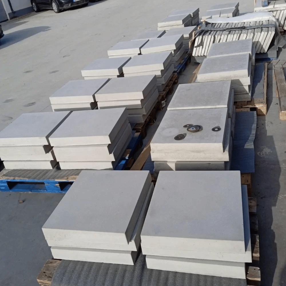 Dale din beton armat 50 × 55 × 8