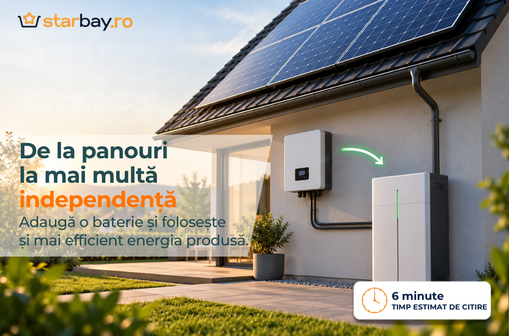 Baterie pentru sistem fotovoltaic existent: află ce trebuie verificat la invertor, compatibilitate, capacitate și backup înainte de instalare.
